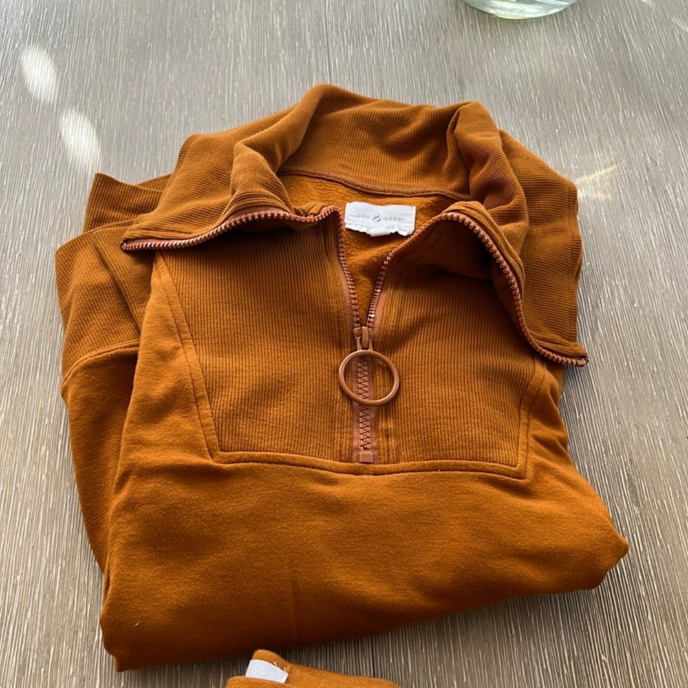 Lou and Grey Signature Soft Quarter Zip Sweater